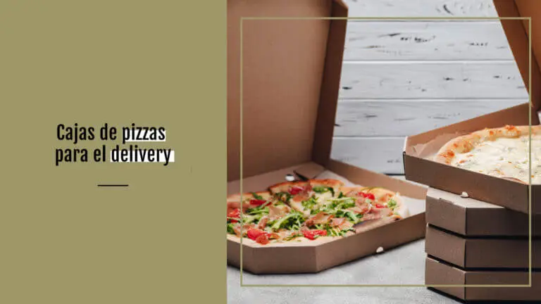 Packaging para alimentos. Cajas para pizzas