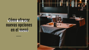 opciones del menú